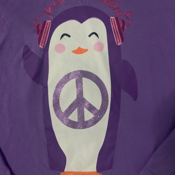Children’s place penguin long sleeve size L - Picture 2 of 2
